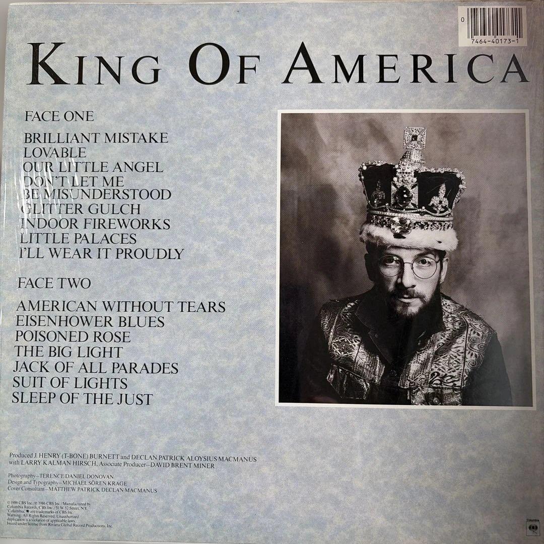 Elvis Costello - King Of America Vinyl LP 1986 US Pressing Near Mint