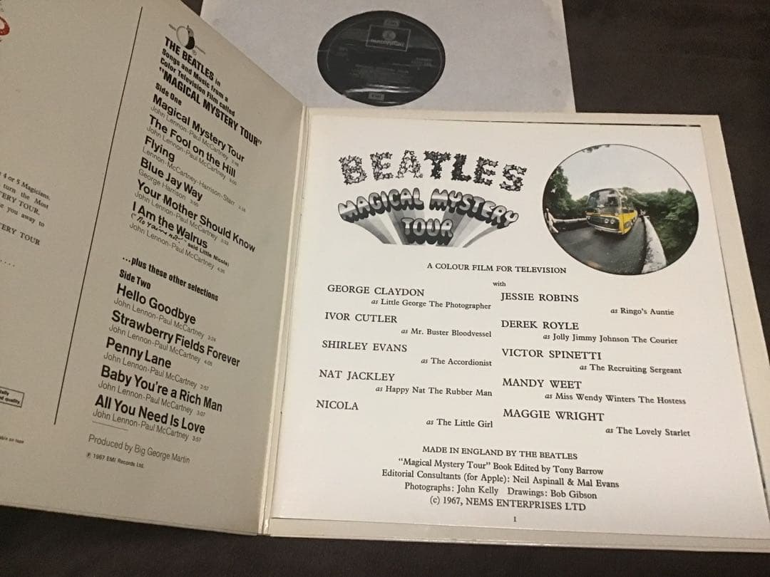 The Beatles - Magical Mystery Tour LP 1988 UK 4th Press DMM Vinyl with Booklet