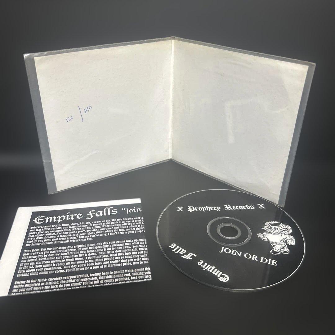 Empire Falls Join or Die Limited Edition Numbered CD Prophecy Records USA Punk