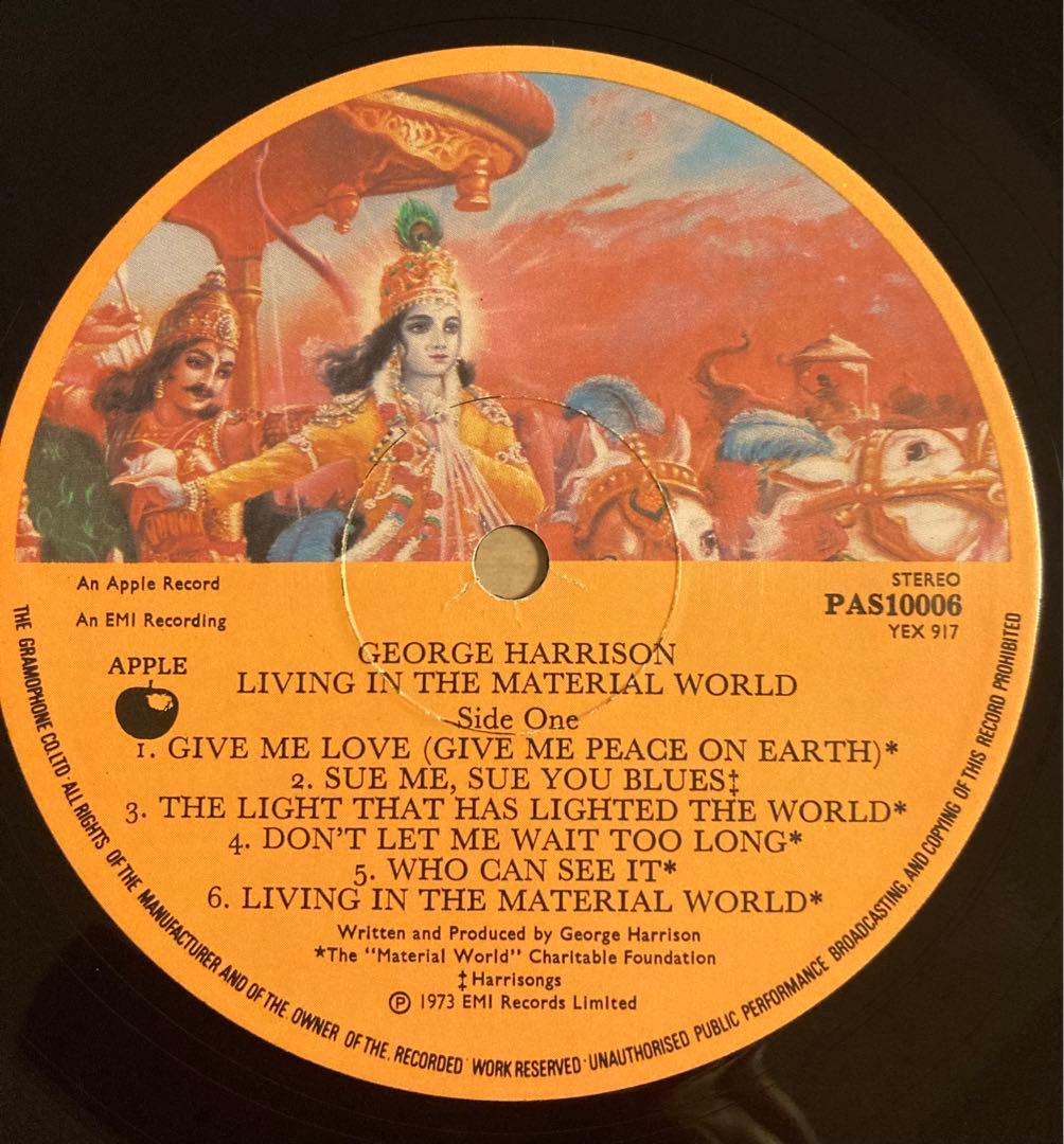 George Harrison Living in the Material World UK Original Vinyl Near Mint 1973 Re | Japansoundstore
