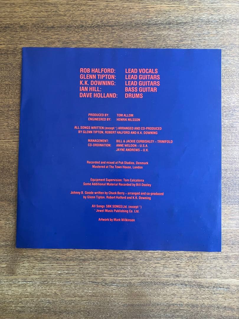 Judas Priest - Ram It Down Vinyl LP Japan 1988 w/ Obi & Insert Heavy Metal