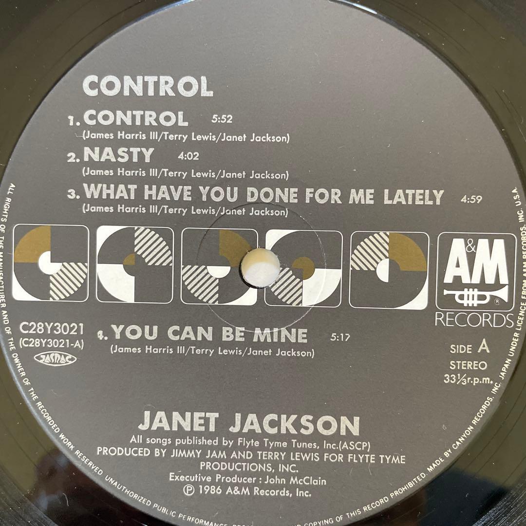 Janet Jackson - Control Vinyl LP Japan 1986 C28Y3021 w/ OBI Pop R&B