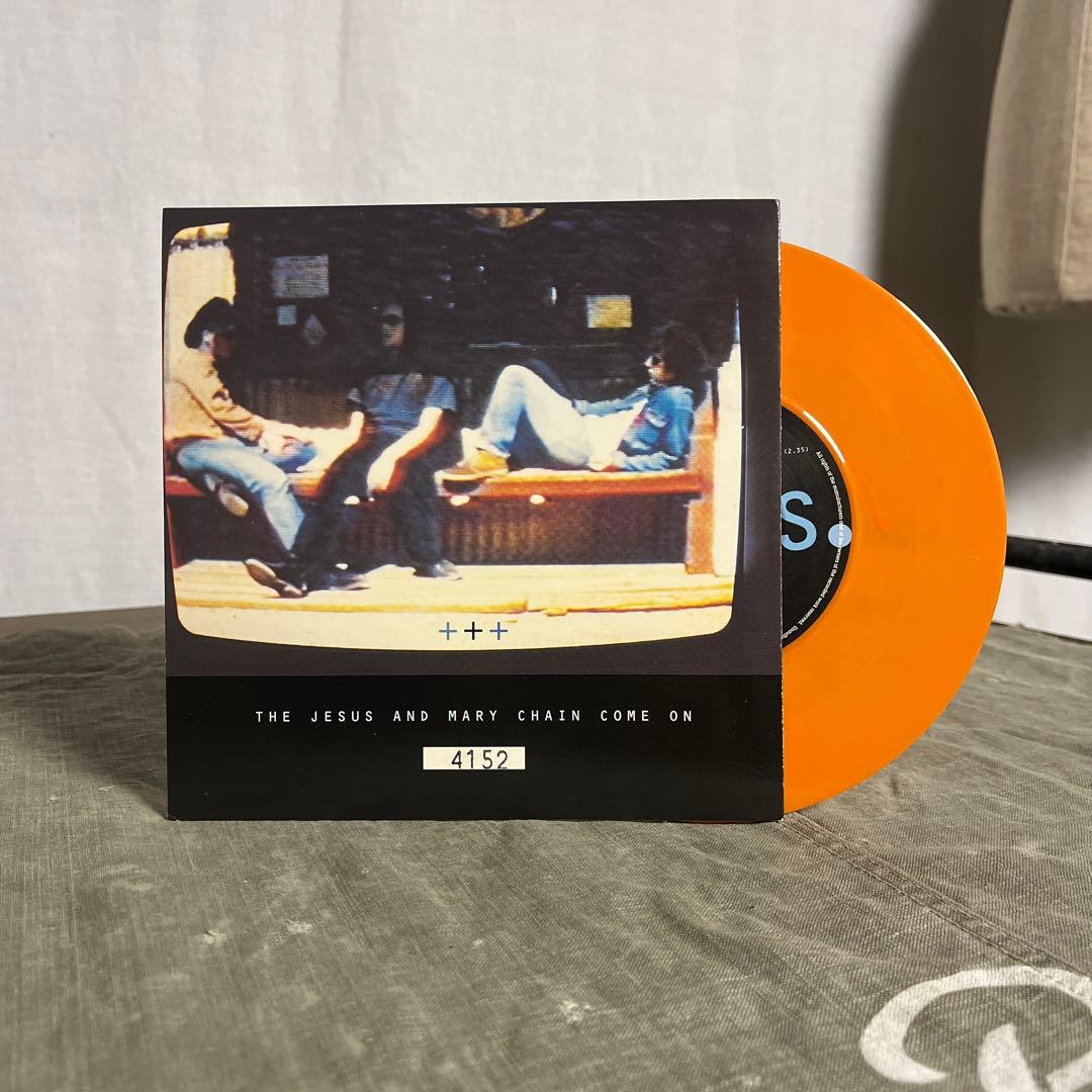 The Jesus And Mary Chain - Come On 7" Orange Vinyl Single UK Rock
