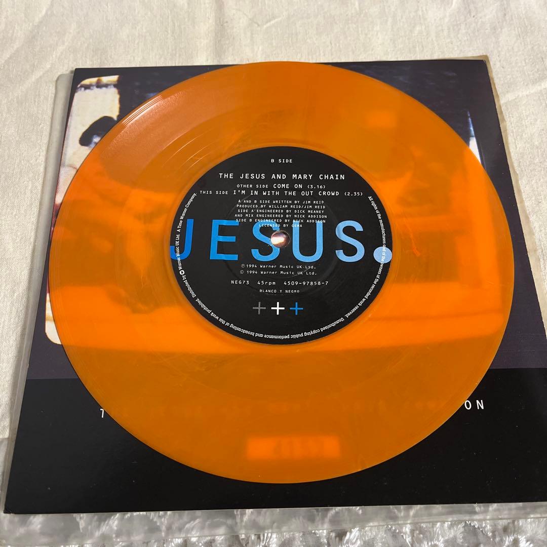 The Jesus And Mary Chain - Come On 7" Orange Vinyl Single UK Rock