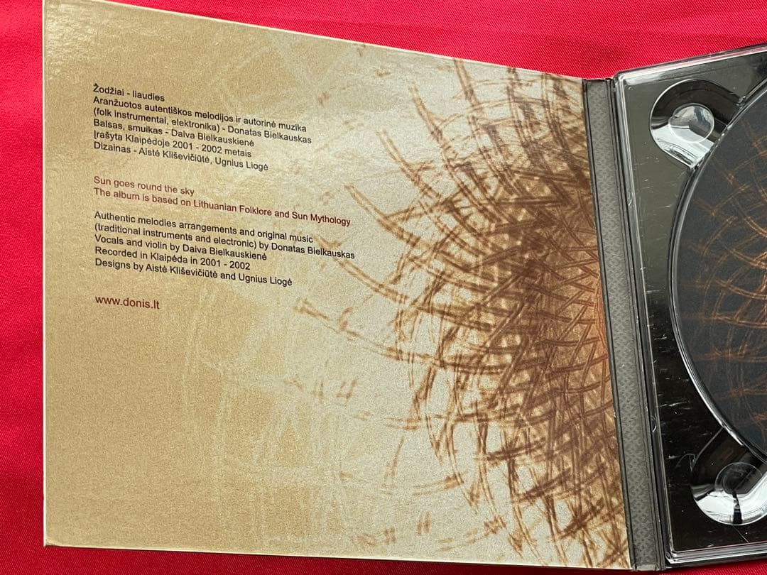 Donis - ein saulele aplink dangu CD Lithuanian Dark Folk Ambient