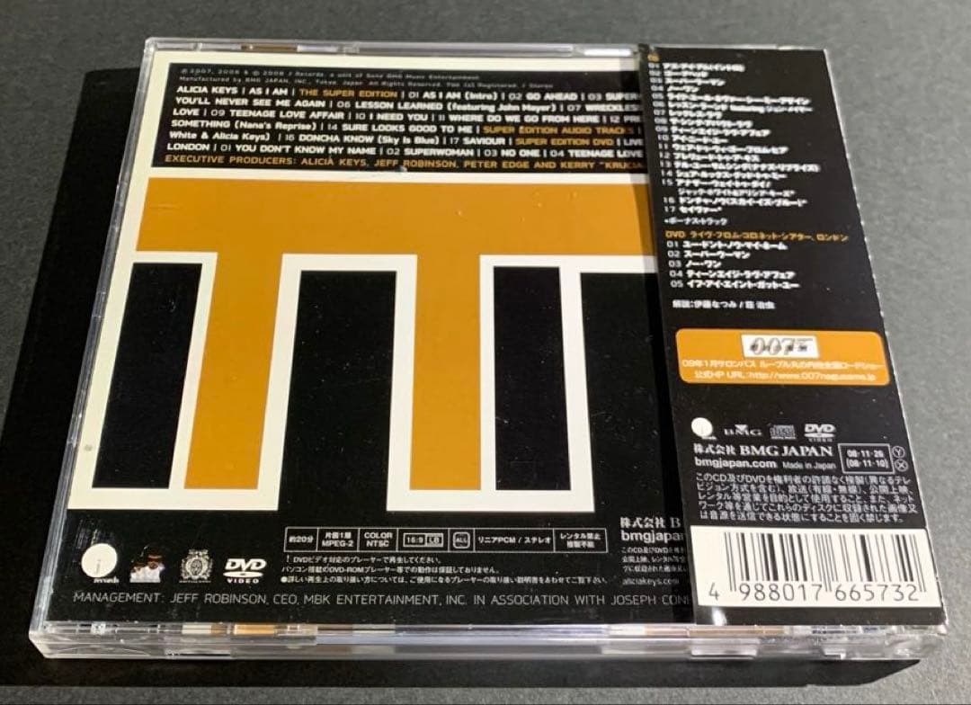 Alicia Keys As I Am The Super Edition Japan Press CD+DVD with OBI 2008