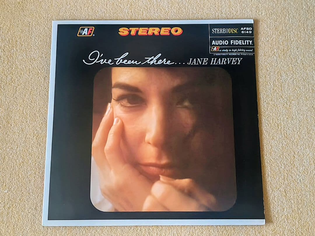 Jane Harvey - I've Been There Japan LP Vinyl Jazz Vocal Ray Ellis 1964 Recording