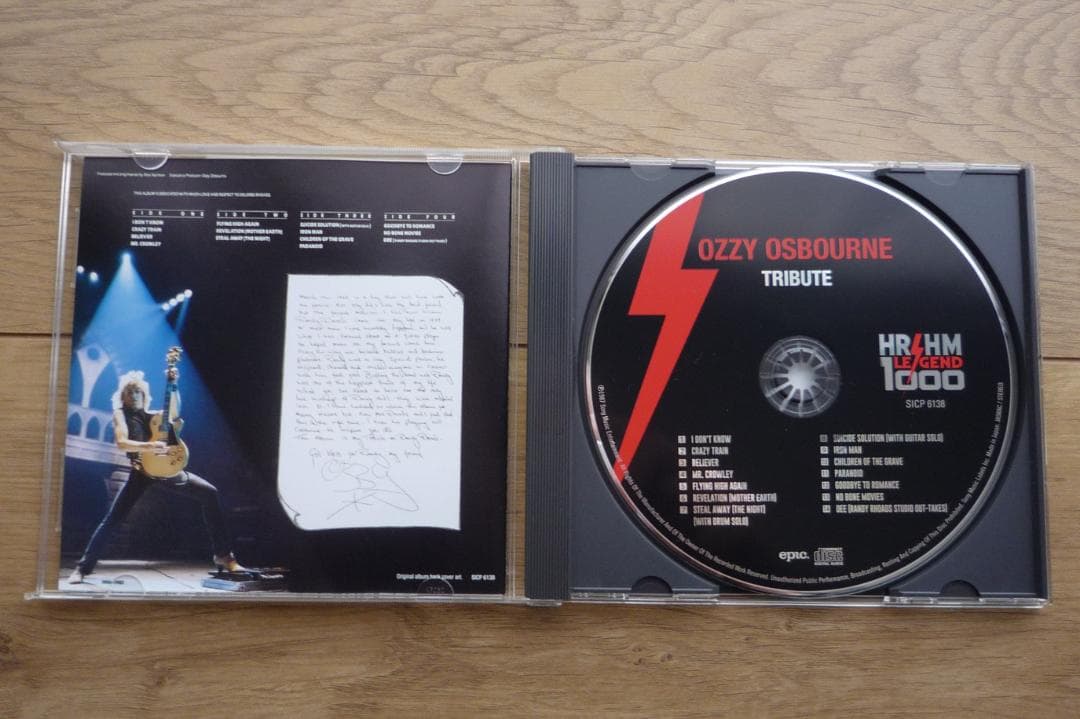 Ozzy Osbourne Tribute Japan Press CD HR/HM Legend 1000 Series with OBI 2002