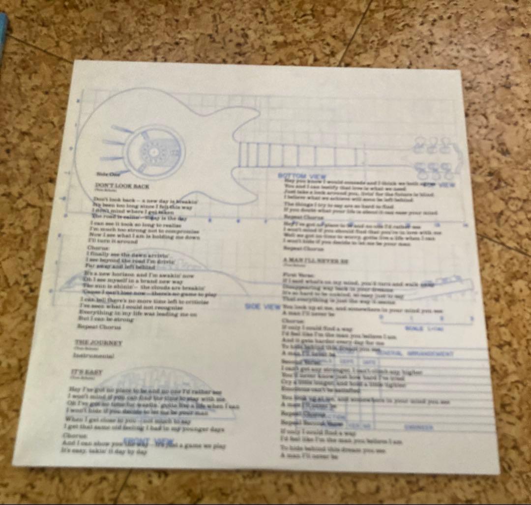 Boston Don't Look Back Vinyl LP 1978 Japan Pressing w/ Obi & Insert Classic Rock
