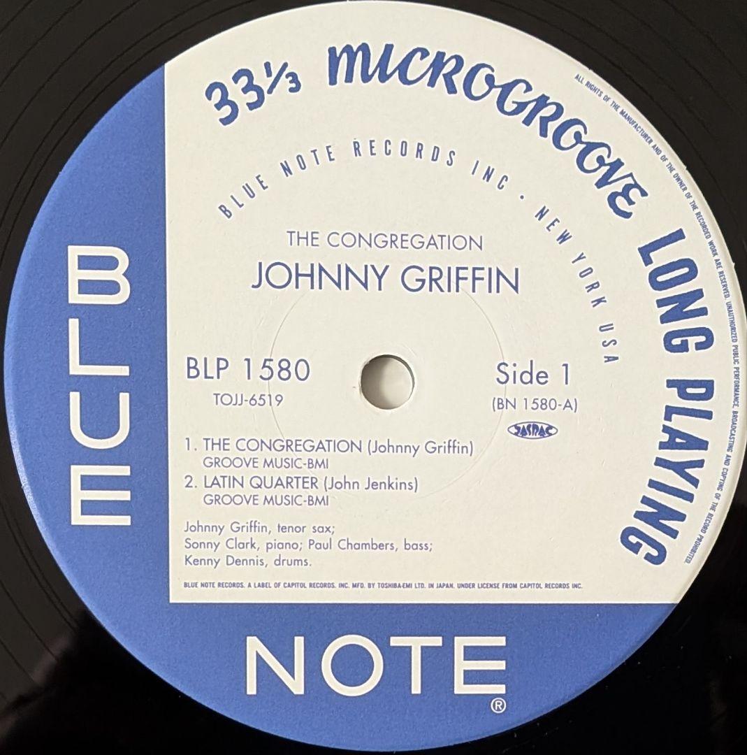 Johnny Griffin - The Congregation LP Japan 180g Vinyl Reissue RVG Remaster