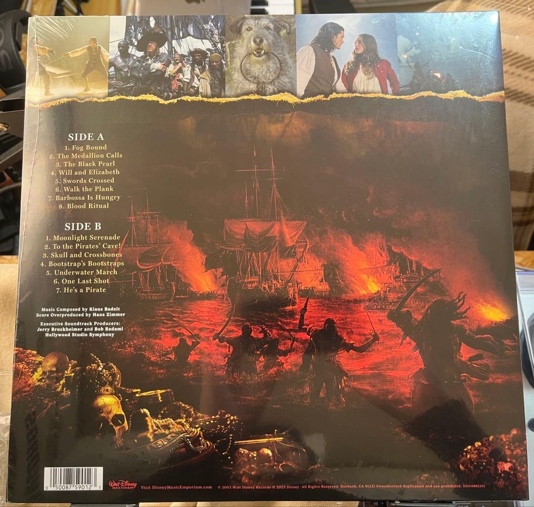 Pirates of the Caribbean OST Black Ice Vinyl LP  Sealed US Import | Japansoundstore