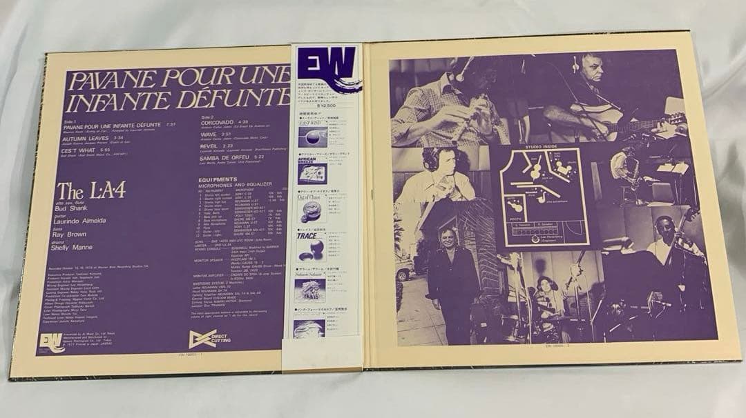The LA4 Pavane Pour Une Infante Defunte LP Japan Direct Cutting Jazz Vinyl
