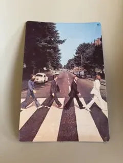 The Beatles Abbey Road Metal Wall Sign / Plate Vintage Style 30x20cm Japan
