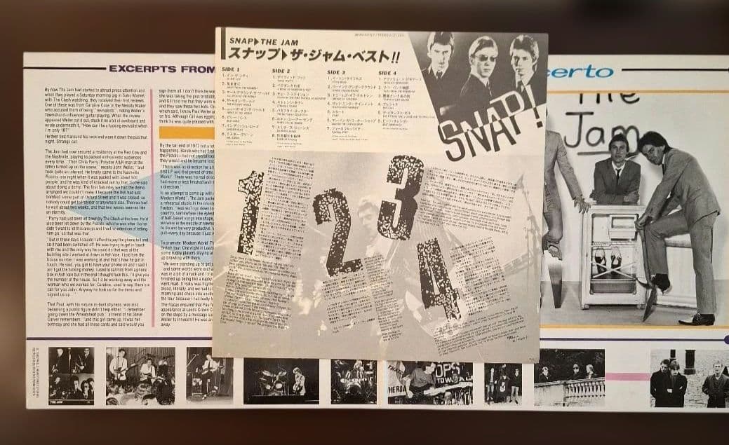 The Jam - SNAP! 2LP Vinyl Japan Pressing, Best Of Compilation, Ultrasonic Cleane