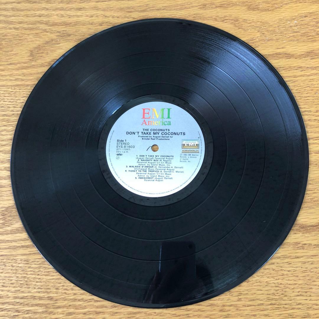 The Coconuts - Don't Take My Coconuts LP Japan Vinyl w/ Obi August Darnell