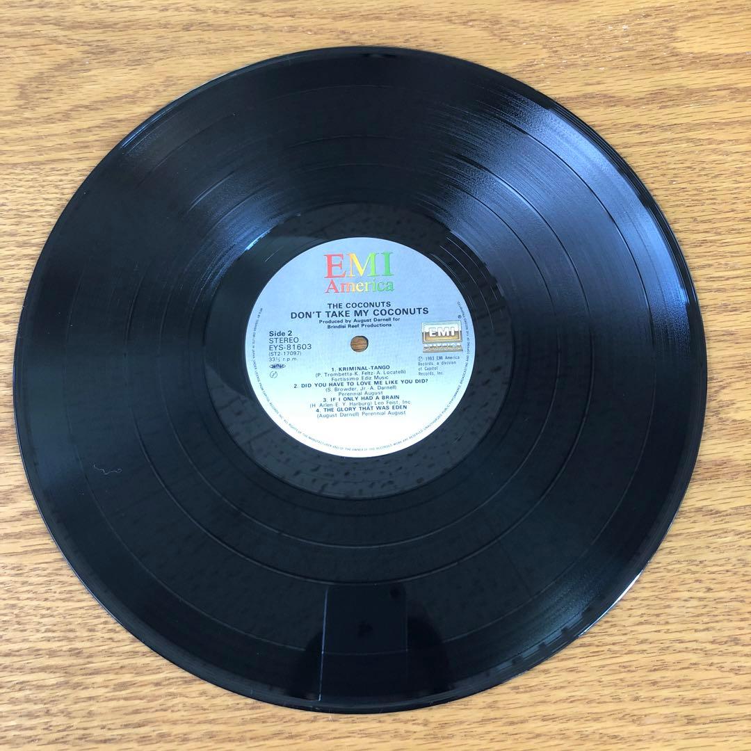 The Coconuts - Don't Take My Coconuts LP Japan Vinyl w/ Obi August Darnell