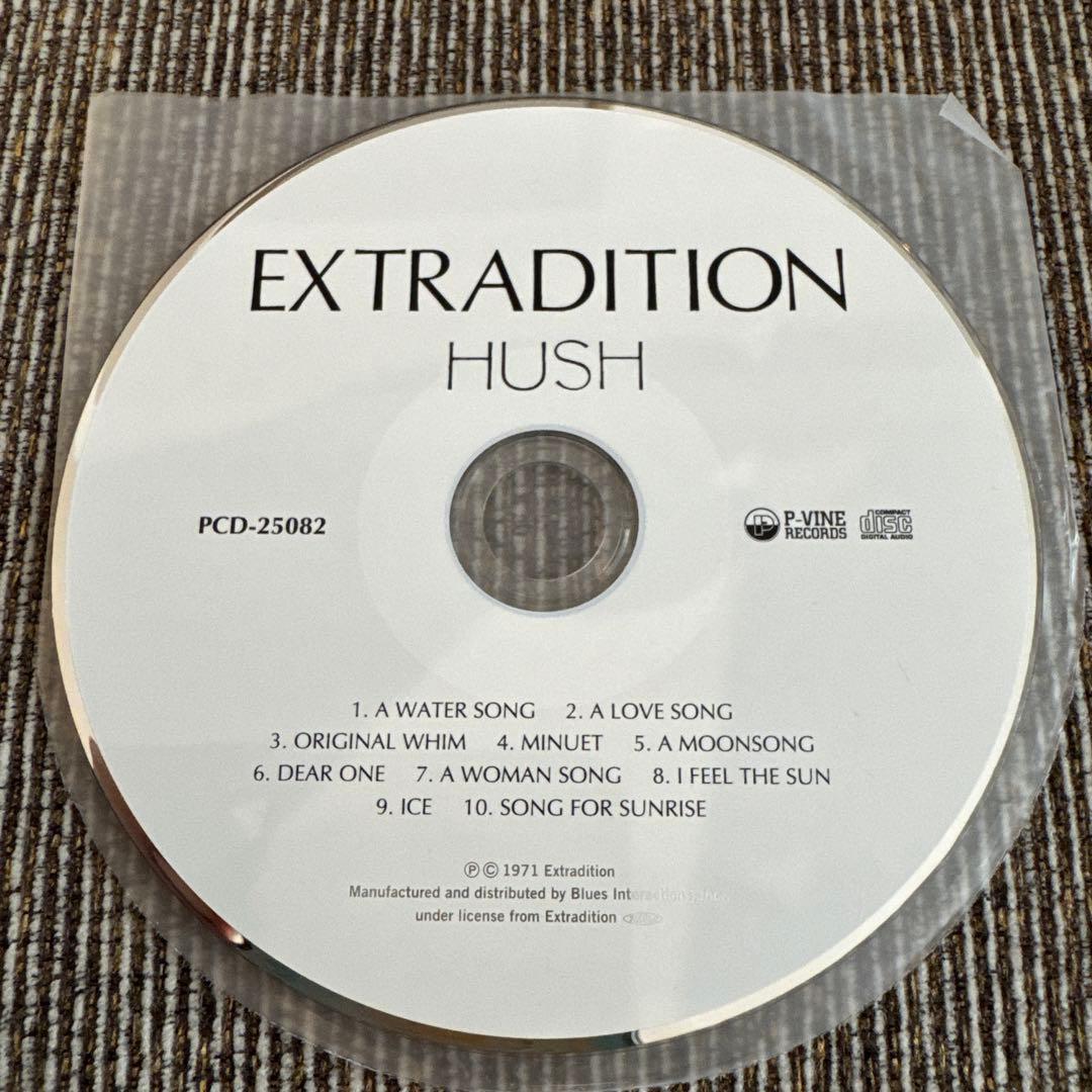 Extradition Hush Japan Domestic CD Paper Sleeve with OBI Excellent Condition | Japansoundstore