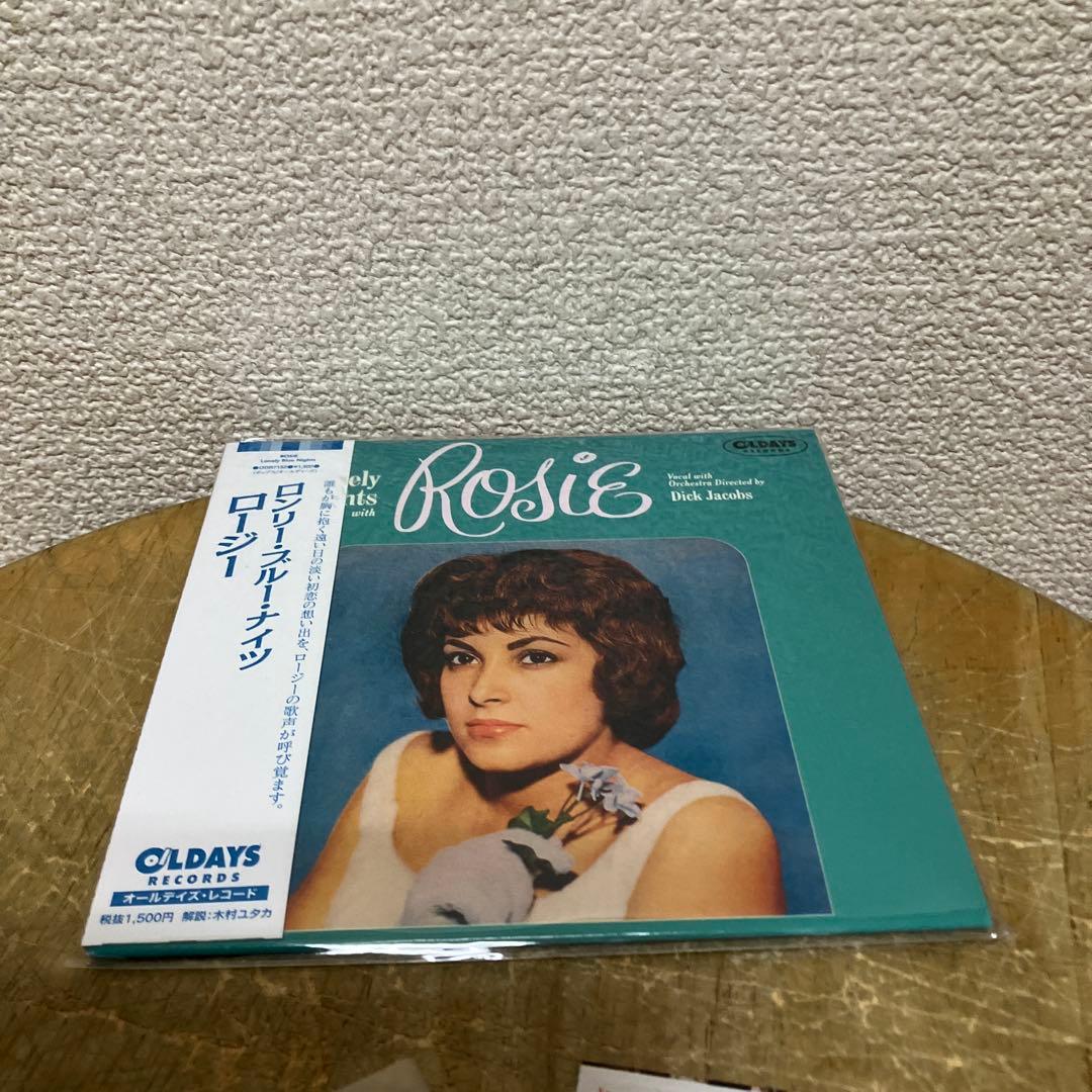 Rosie - Lonely Blue Nights CD, Japan Paper Sleeve Edition, ODR7152, 2022