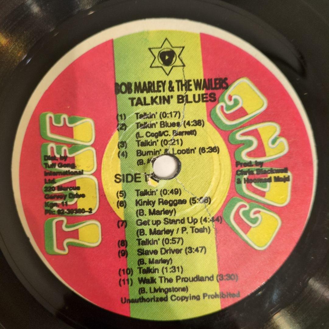 Bob Marley "Talkin' Blues" Jamaican Vinyl Record Tuff Gong OOP Used | Japansoundstore