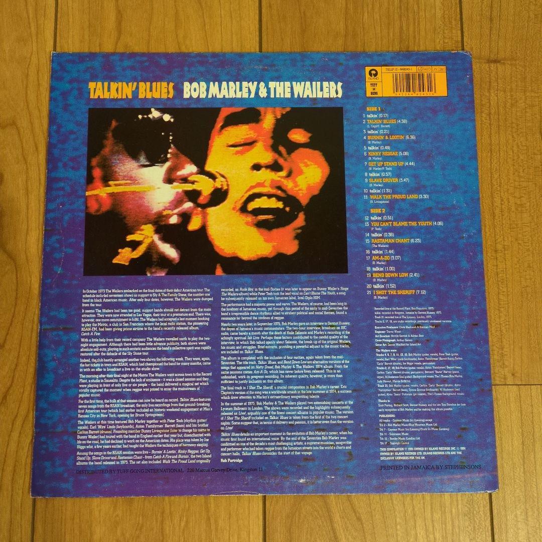 Bob Marley "Talkin' Blues" Jamaican Vinyl Record Tuff Gong OOP Used | Japansoundstore