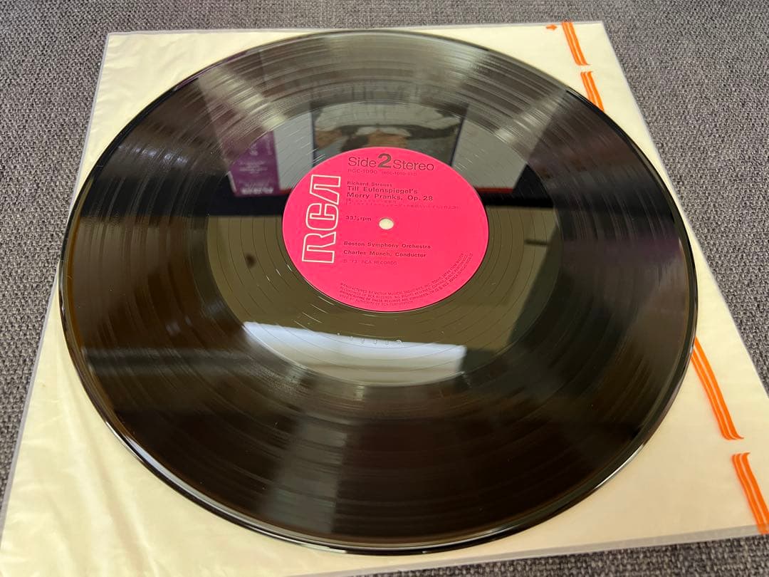 R. Strauss Don Juan Till Eulenspiegel Reiner Munch LP Japan RGC-1090 Vinyl OBI