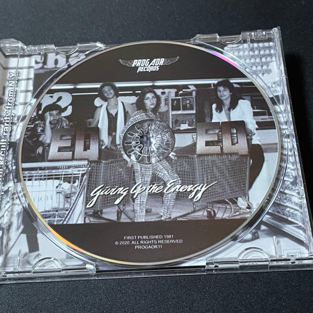 EQ Giving Up the Energy CD 1981 Pomp Rock Cult Rarity Remastered 2020 Import