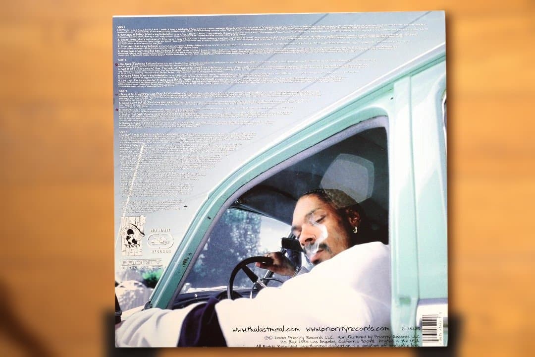 Snoop Dogg - Tha Last Meal 2LP Vinyl Record 2000 Original West Coast Hip Hop