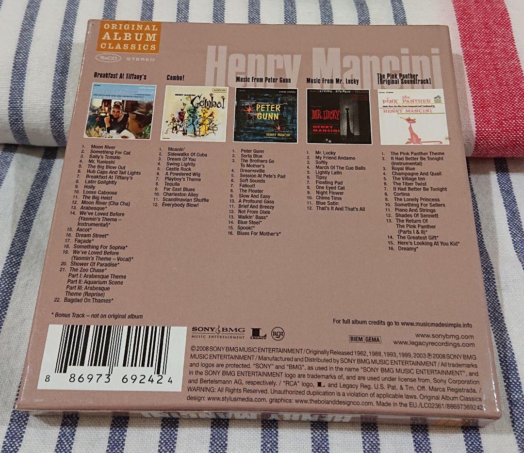 Henry Mancini 5CD Album Classics Pink Panther + Breakfast at Tiffany's Used | Japansoundstore
