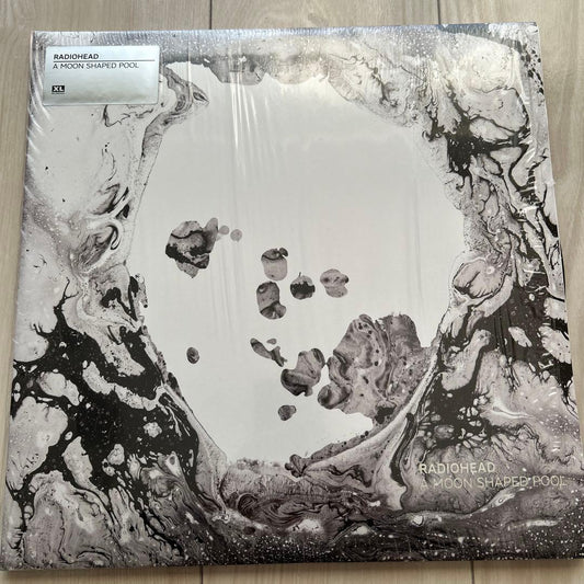 RADIOHEAD A MOON SHAPED POOL 2LP Black Vinyl 2016 XL Recordings Art Rock