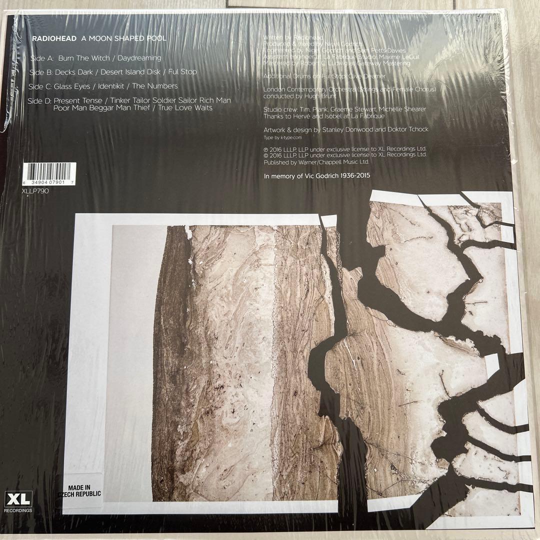 RADIOHEAD A MOON SHAPED POOL 2LP Black Vinyl 2016 XL Recordings Art Rock