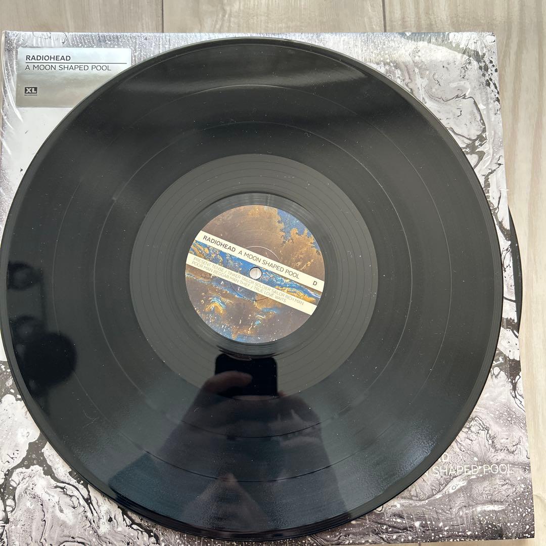 RADIOHEAD A MOON SHAPED POOL 2LP Black Vinyl 2016 XL Recordings Art Rock