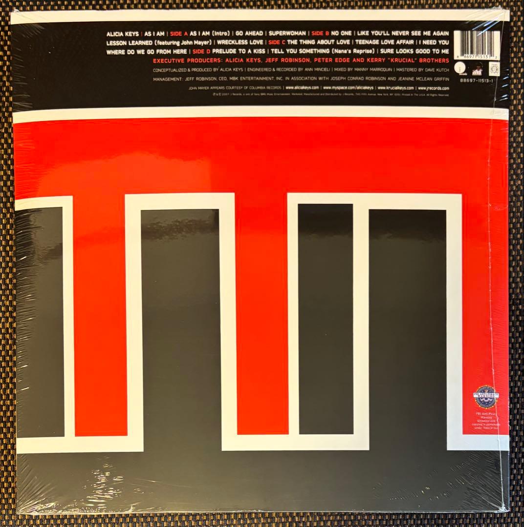 Alicia Keys - As I Am 2LP Vinyl Record US Pressing Sealed R&B Neo Soul