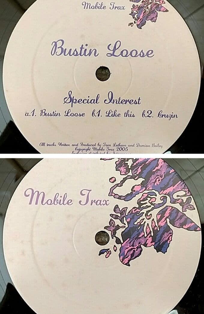 Special Interest - Bustin Loose 12" Vinyl Electronic House Club Record
