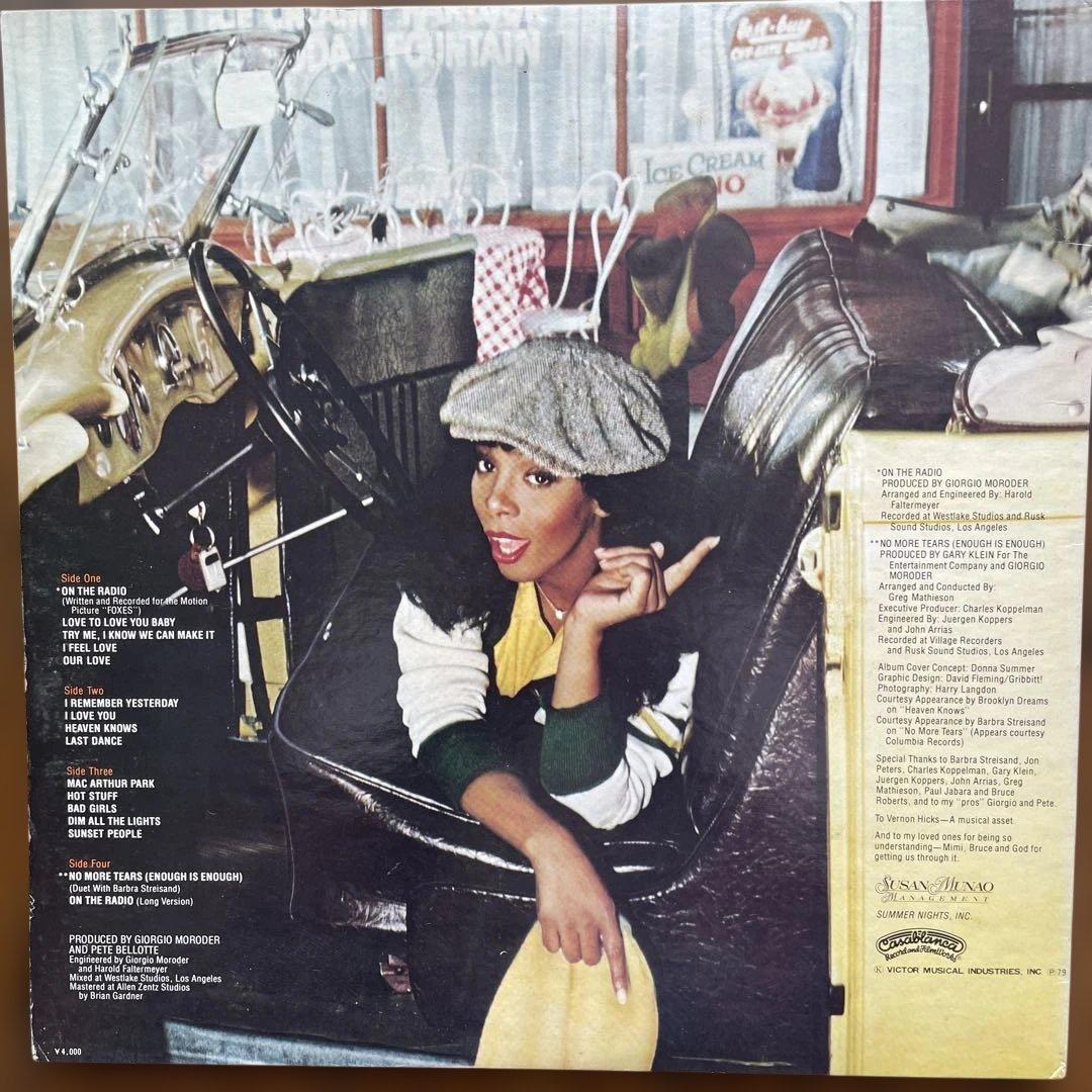 Donna Summer On The Radio Greatest Hits Vol I & II 2LP Japan Vinyl Obi Lyric She