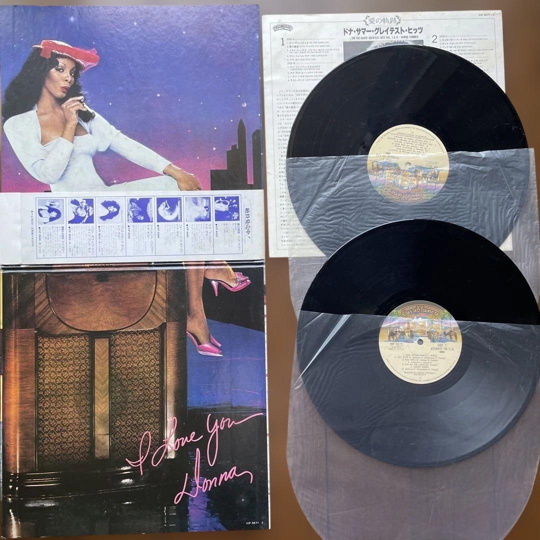 Donna Summer On The Radio Greatest Hits Vol I & II 2LP Japan Vinyl Obi Lyric She