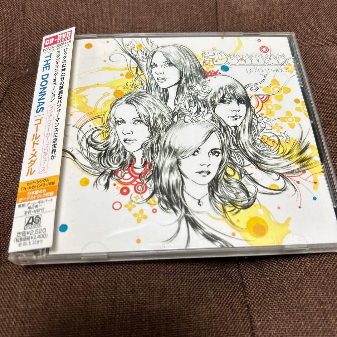 The Donnas Gold Medal CD+DVD Japan Press with Obi Limited Edition 2004