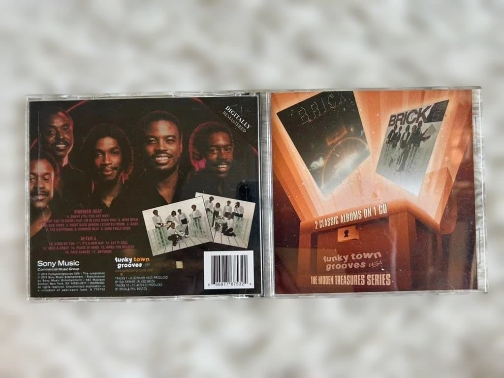 Brick - Summer Heat / After 5 CD 2-in-1 Remaster Funk Soul Boogie Rare Out-of-Pr