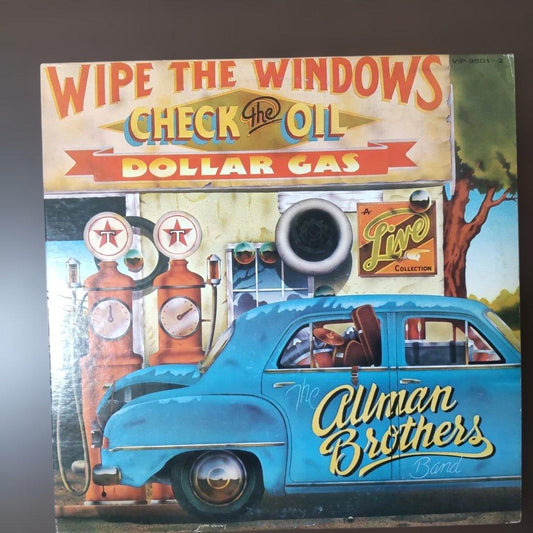 The Allman Brothers Band Wipe The Windows 2LP Japan Vinyl + Obi & Insert