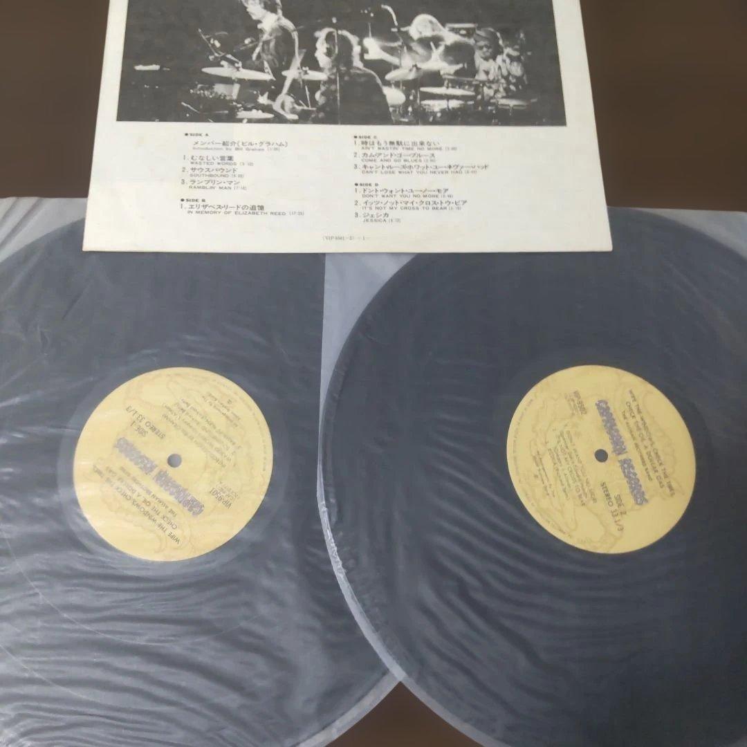 The Allman Brothers Band Wipe The Windows 2LP Japan Vinyl + Obi & Insert