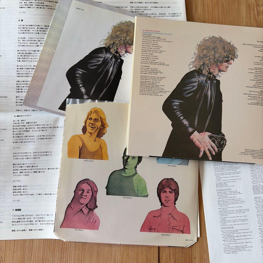 Ian Hunter All American Alien Boy CD Paper Sleeve Japan Press Bonus Tracks 2006