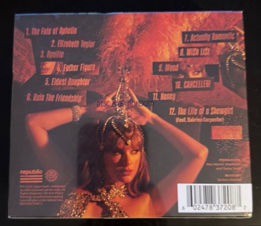 Taylor Swift The Life Of A Showgirl Deluxe CD US Limited Collectible | Japansoundstore