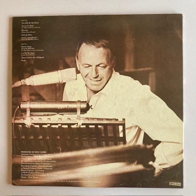 Frank Sinatra - Ol' Blue Eyes Is Back LP Vinyl Japan P-8387R w/ Obi