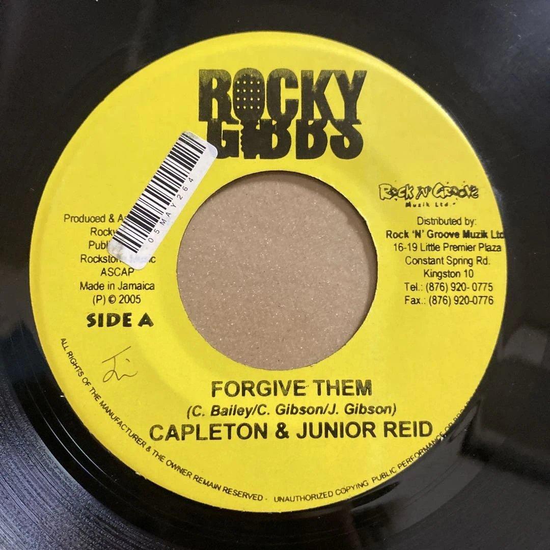Capleton & Junior Reid - Forgive Them / Beaten - 7 inch Reggae Vinyl Jamaica