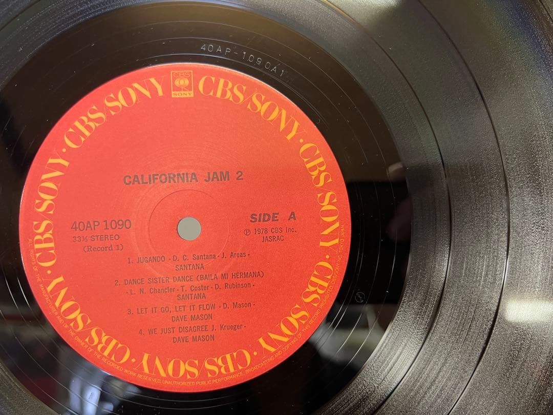 Various - California Jam 2 2LP Japan 1978 Rock Festival Compilation Vinyl 40AP10