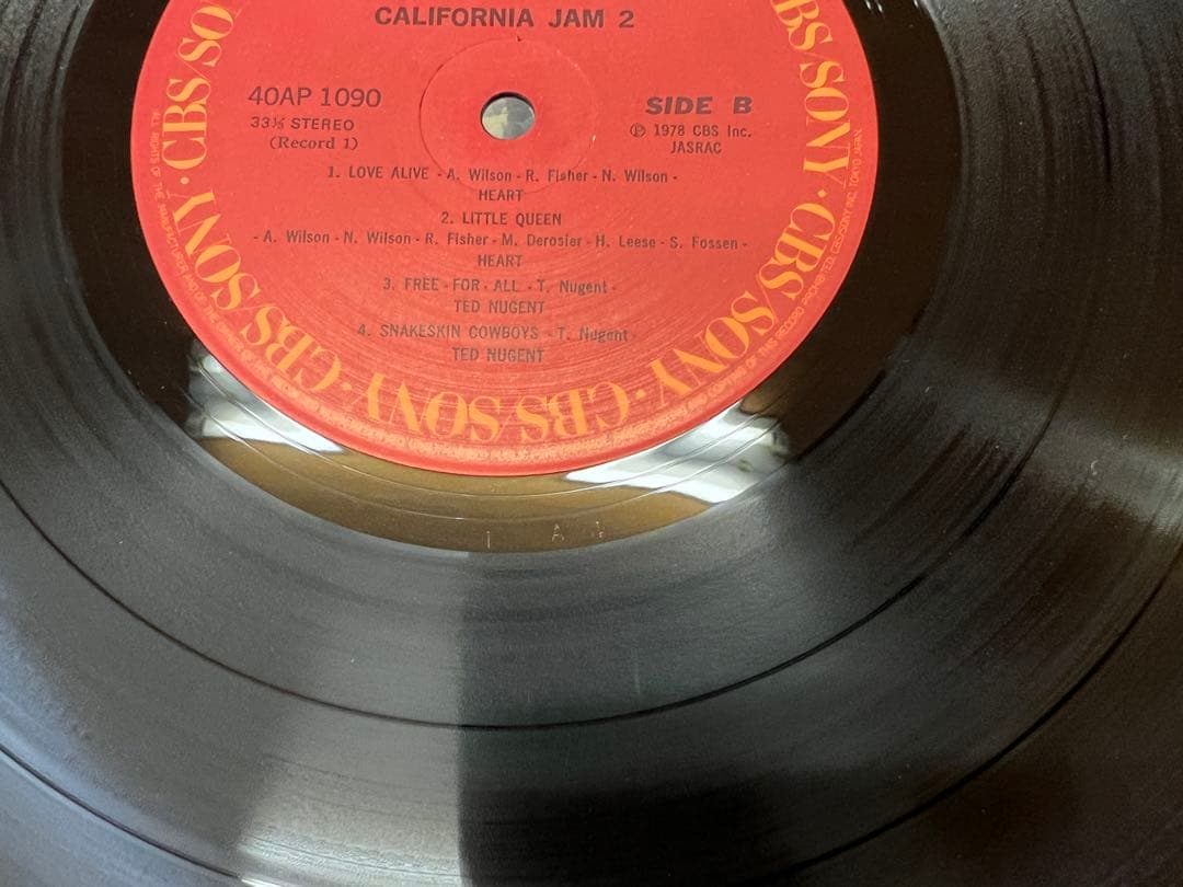 Various - California Jam 2 2LP Japan 1978 Rock Festival Compilation Vinyl 40AP10