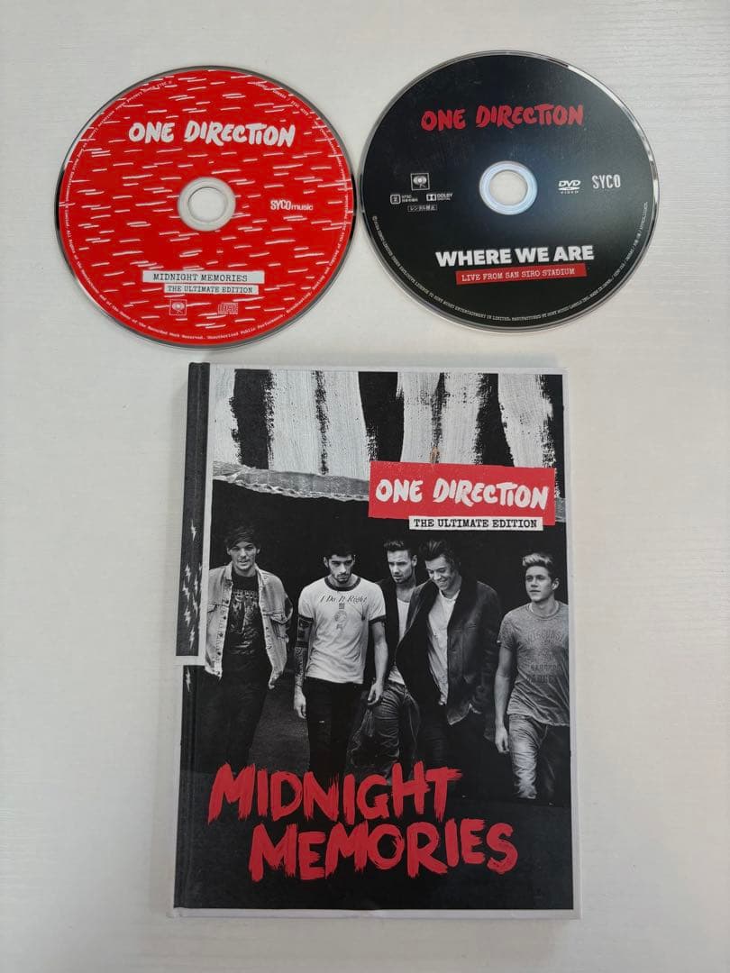 One Direction Midnight Memories The Ultimate Edition CD+DVD Japan Press
