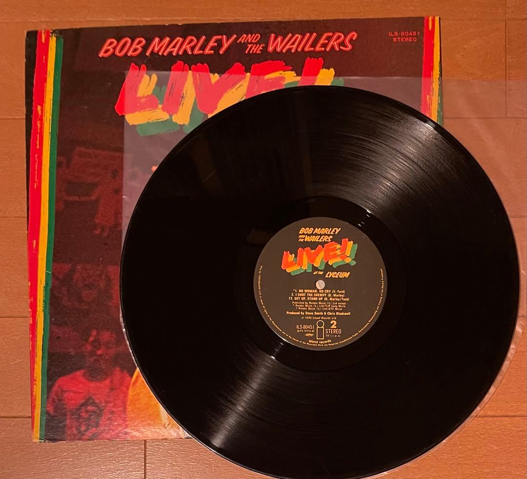 Bob Marley & The Wailers Live! LP Japan Pressing Vinyl Record ILS-80451