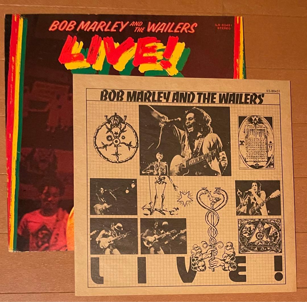Bob Marley & The Wailers Live! LP Japan Pressing Vinyl Record ILS-80451