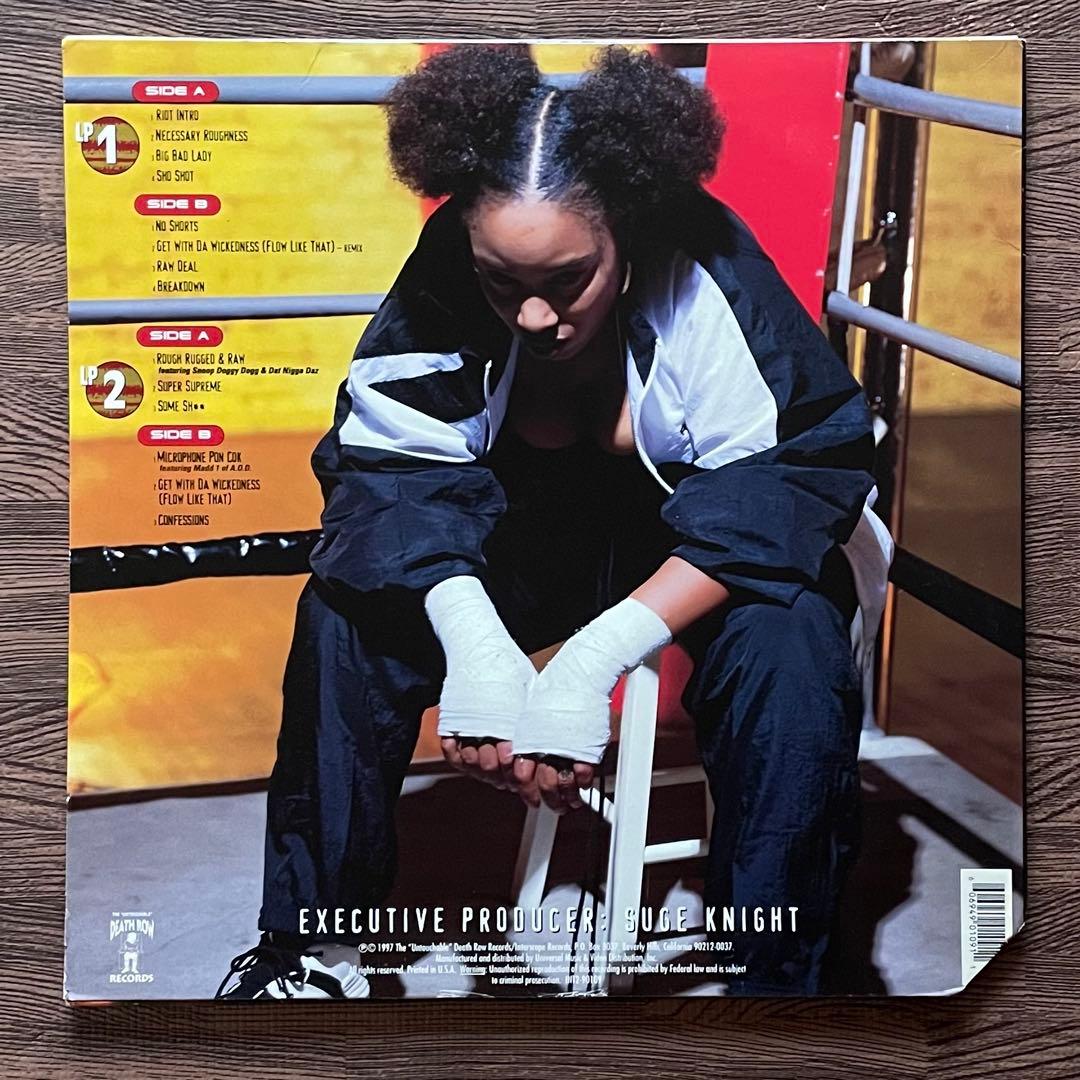 The Lady Of Rage - Necessary Roughness 2LP Vinyl Hip Hop Death Row Records
