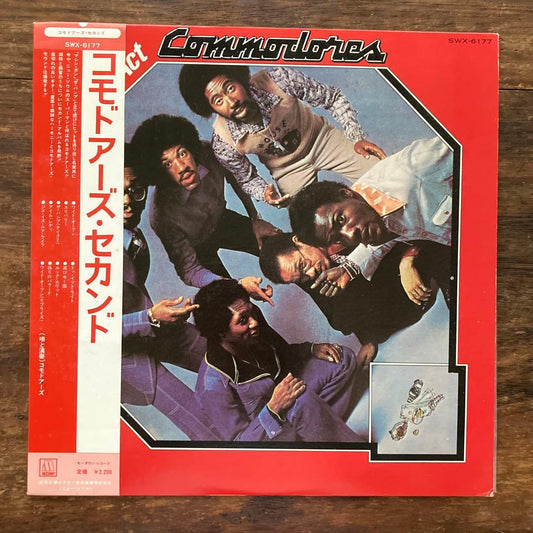 Commodores - Caught In The Act Vinyl LP Japan Original w/ Obi 1975 Funk Soul